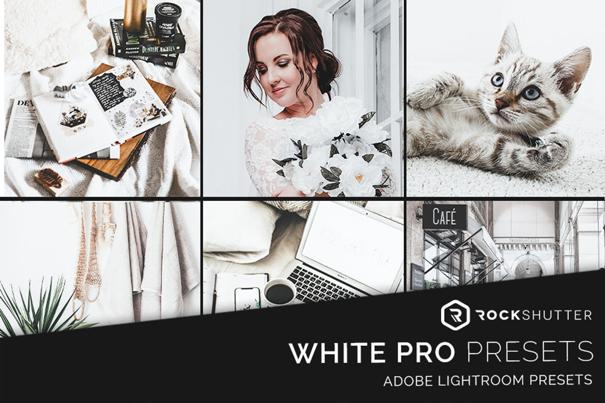 WHITE PRO Mobile & Desktop Presets, an Action Add-On by RockShutter (Photo 1 of 10)