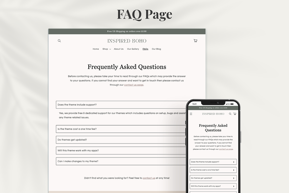 Boho - Boutique Shopify Theme, a Templates & Theme by InspiredTheme (Photo 6 of 8)