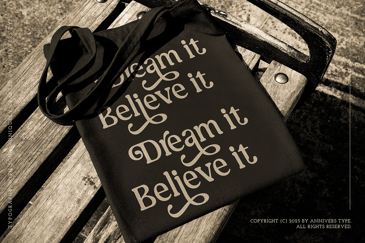 Rusty Love - Retro Vintage Charm, a Serif Font by Annivers Type (Photo 7 of 10)