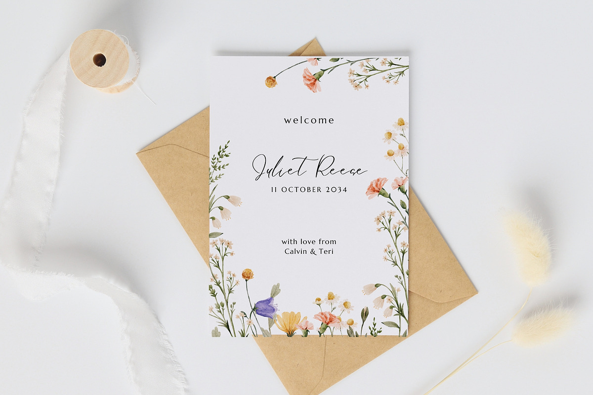 Watercolor Wildflowers Collection, an Object Illustration by Jenteva Art (Photo 18 of 18)