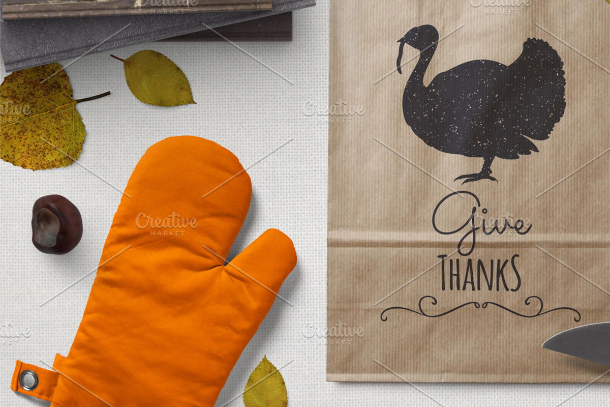 Thanksgiving turkey silhouette, an Animal Illustration by Zhemchuzhina (Photo 2 of 3)