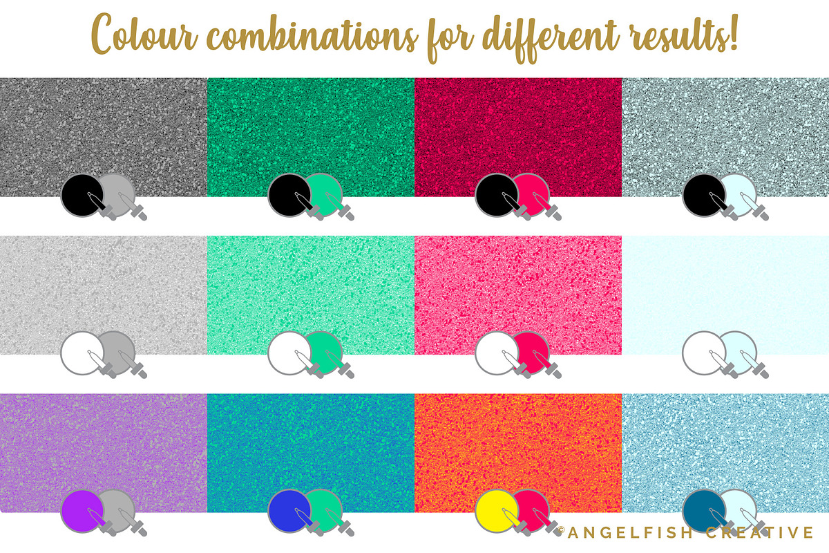 Glitter Paper Procreate Brush Set, a Brush Add-On by AngelfishCreative (Photo 6 of 9)