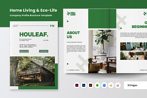 Sustainable Home Company Profile, a Brochure Template by productype1