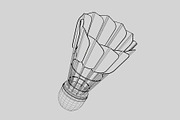 Badminton Shuttlecock, an Object 3D Model by fahad121 (Thumbnail 3 of 7)