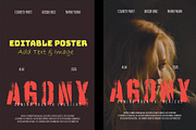 Movie Poster Photoshop Templates, a Social Media Template by Chipshpow Graphics (Thumbnail 2 of 10)