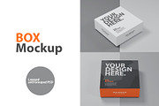Square BOX PSD Mockup, a Packaging Mockup by GreatFruit (Thumbnail 1 of 5)