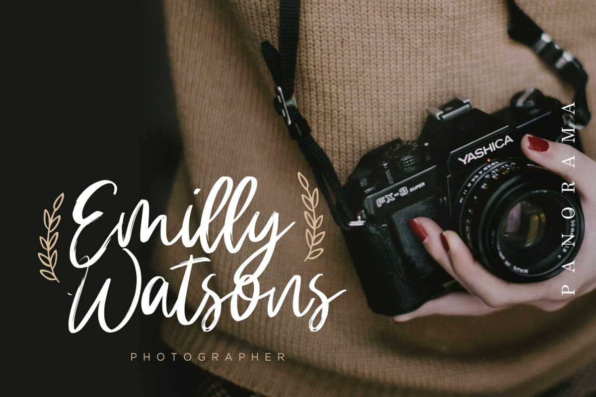 Holyson Calligraphy Wedding Font preview 3
