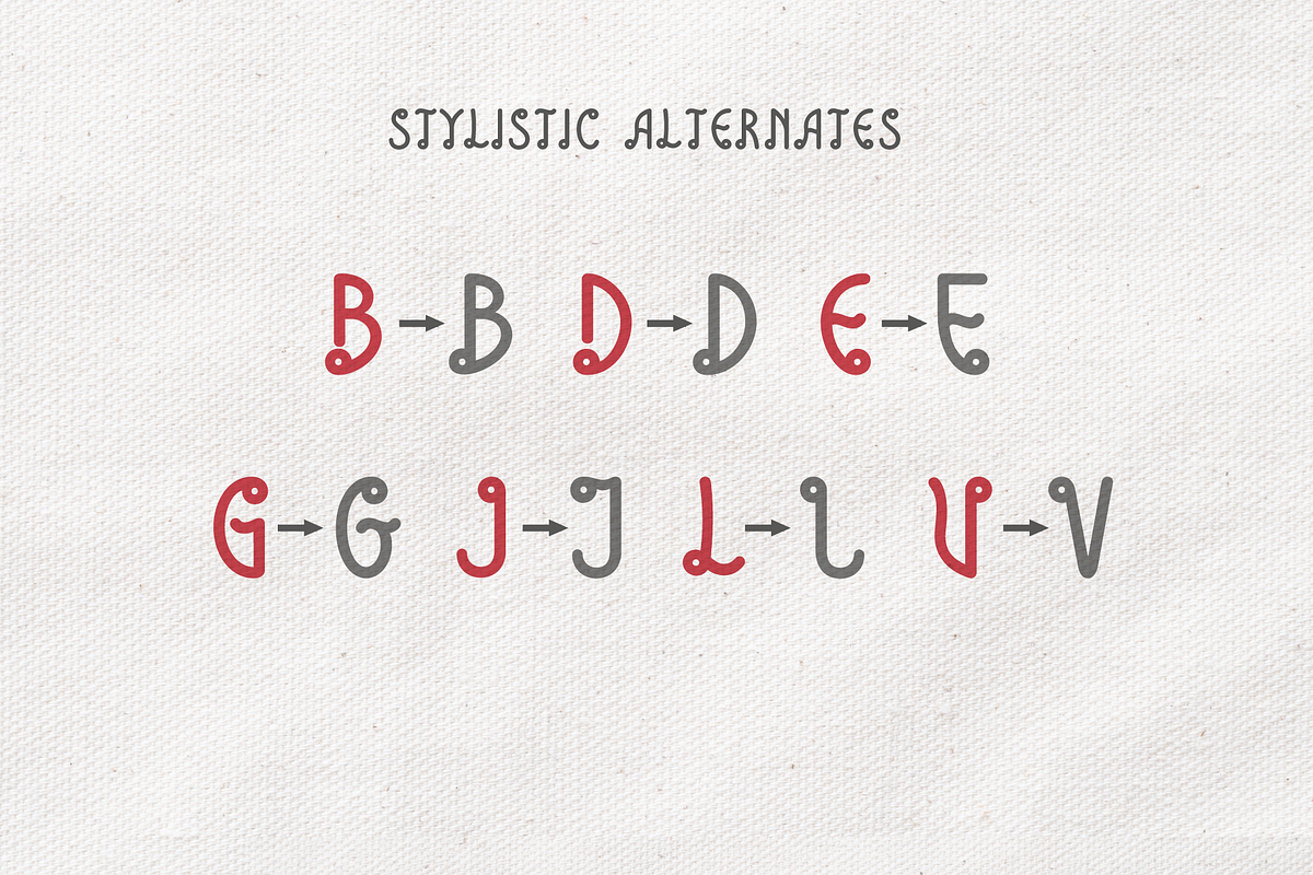 Cord Decorative Display Font, a Symbol Font by Roland Huse Design (Photo 4 of 7)