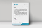 Letterhead Template, a Stationery Template by artisanHR (Thumbnail 2 of 6)