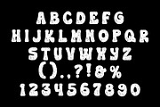 Dirty Groovy Groovy Distressed Font, a Handwritten Font by Fourteen Letter (Thumbnail 5 of 6)