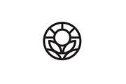 Sunflower Logo, a Branding & Logo Template by Logy (Thumbnail 2 of 2)