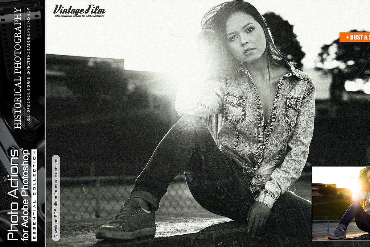 Actions for Photoshop / Vintage Film, an Action Add-On by Miracle_Design (Photo 34 of 43)