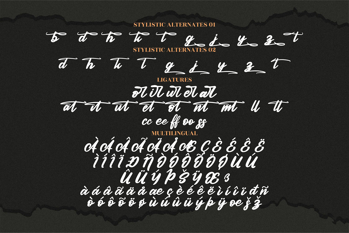 Authentic Calisttera Script Font LS, a Script Font by GranzCreative (Photo 4 of 12)
