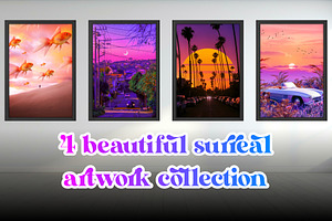 Dreamy artwork collection vol-1, a Poster Template by Ritvik’s Art shop