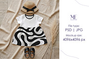 Cotton Fabric Dress Mock up, a Shirt Mockup by Mie Mockup Studio (Thumbnail 7 of 7)
