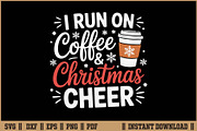 I Run on Coffee and Christmas Cheer, a Seasonal Illustration by Handy Arts Studio (Thumbnail 1 of 3)