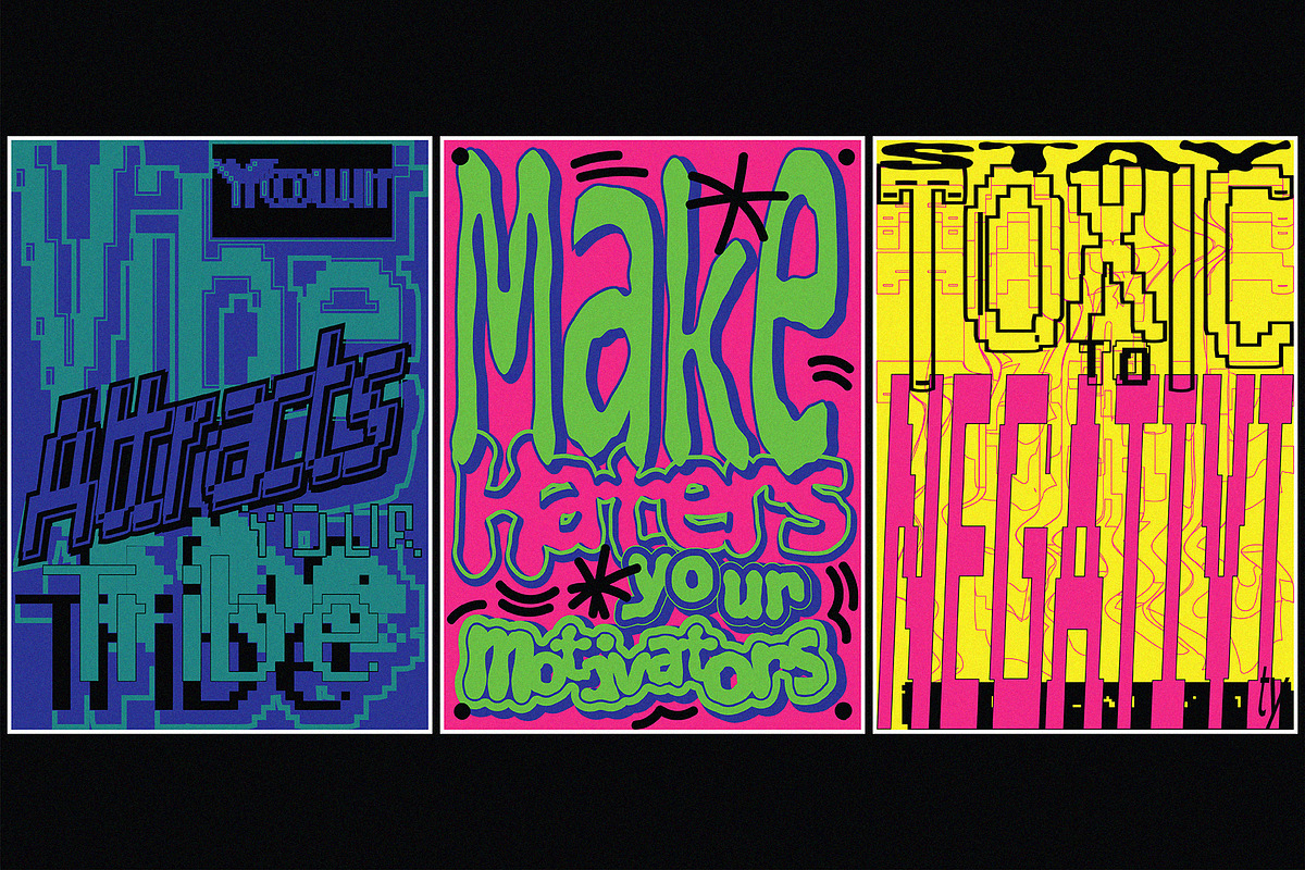 Motivational Poster Set-10 Designs#3, a Graphic by 159room.studio (Photo 5 of 6)