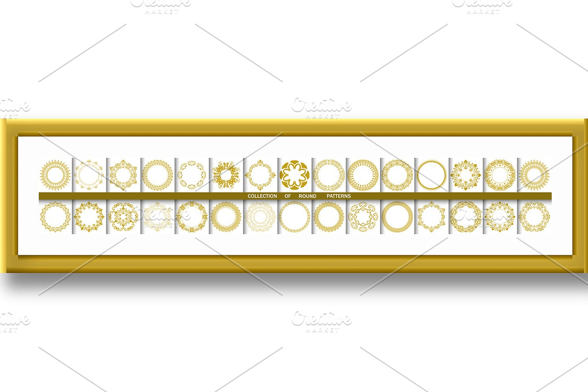 Vintage Big Set of Round Vector, an Illustration by FineArtStudio (Photo 2 of 3)