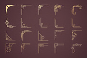 Corner Border Elements Bundle, an Object Graphic by Dandylyon Designs (Thumbnail 9 of 12)