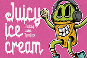Juicy Ice Cream font + bonus, a Font by VozzyStock (Thumbnail 3 of 8)