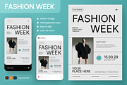 Swiss Fashion Week Flyer Set, a Flyer Template by Annora Studio (Thumbnail 1 of 6)