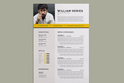 Resume / CV Template | Word, a Resume Template by HiveArts (Thumbnail 3 of 6)