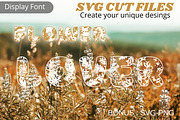 Flower Lover font, SVG font, a Font by Tattoo Worker Studio (Thumbnail 1 of 4)