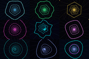 Infinite Neon Tunnels: 4K Loops, a Background Graphic by cheapmotiongraphics (Thumbnail 2 of 7)