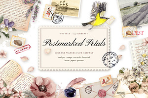 Vintage Postage Stamps & Envelopes