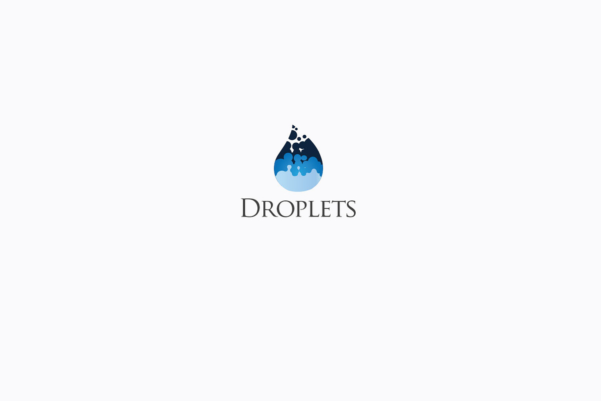 Droplets, a Branding & Logo Template by legendshop