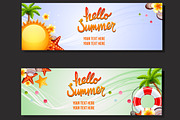 Summer Banner and Voucher Set, a Poster Template by Propylparaben (Thumbnail 2 of 6)