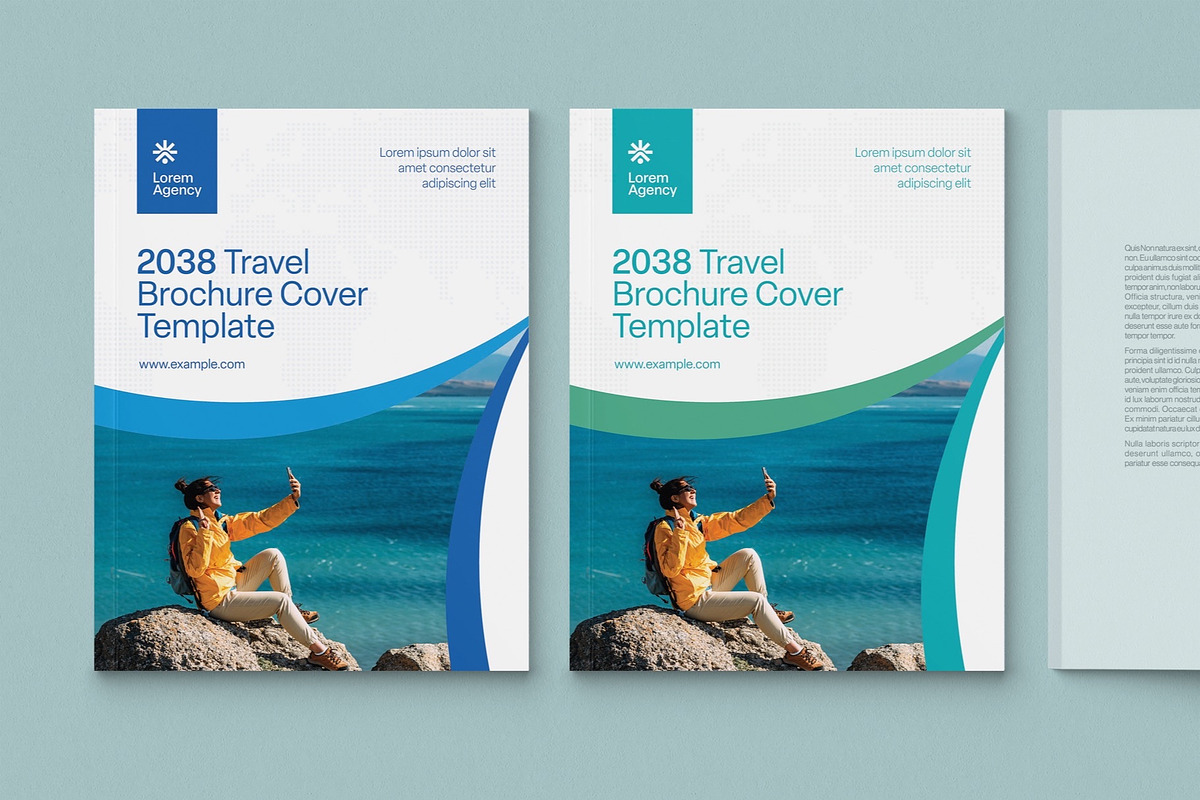 Travel Brochure Cover Template, a Brochure Template by BrandPacks (Photo 4 of 6)