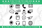 Support Contact Svg, Contact Svg, an Object Graphic by VectorWorlds (Thumbnail 3 of 3)
