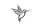 Hummingbird Line Art SVG Bundle, an Illustration by yasushie (Thumbnail 23 of 31)