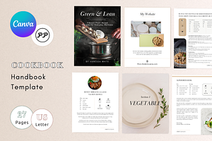 Canva Cookbook Template, a Social Media Template by PittaFinePrint