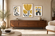 Abstract Botanical Gallery Wall Set, a Background Graphic by C Design Studio (Thumbnail 6 of 21)