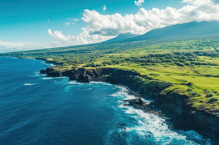 Coastal Landscape With Cliffs and Lu, a Photo by Tanuart