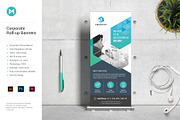 Roll-Up Banner, a Marketing Template by Brochure-Market (Thumbnail 1 of 4)