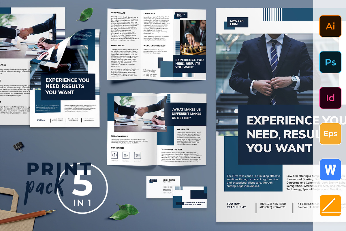 Law Firm Print Pack, a Poster Template by TemplatesNow! (Photo 1 of 11)
