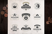 50 Outdoor logos and badges, a Branding & Logo Template by Vasya Kobelev (Thumbnail 2 of 19)