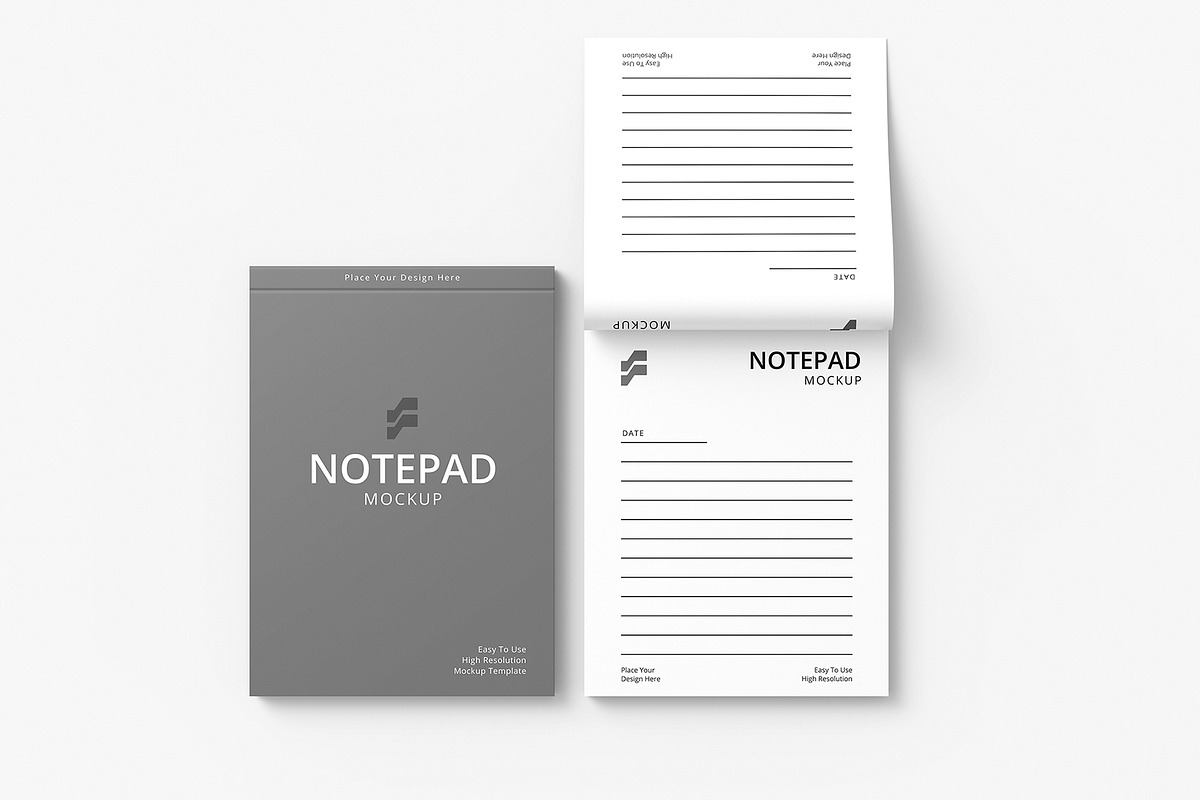 Notepad Mockup PSD Template