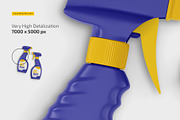 Spray Bottle Mockup Set, a Household Mockup by Country4k (Thumbnail 3 of 4)