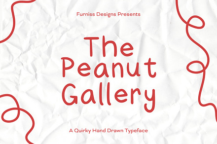 Peanut Gallery: A Handwritten Font