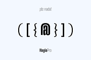 Hagia Pro Modern Vintage Logo Font, a Sans Serif Font by Andika Fez (Thumbnail 8 of 8)