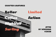 Attik - Brutalist Display Font, a Sans Serif Font by Satriyo Atmojo (Thumbnail 4 of 10)