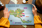 Thailand Map In Creative Design, an Object Graphic by Artiverge (Thumbnail 2 of 6)