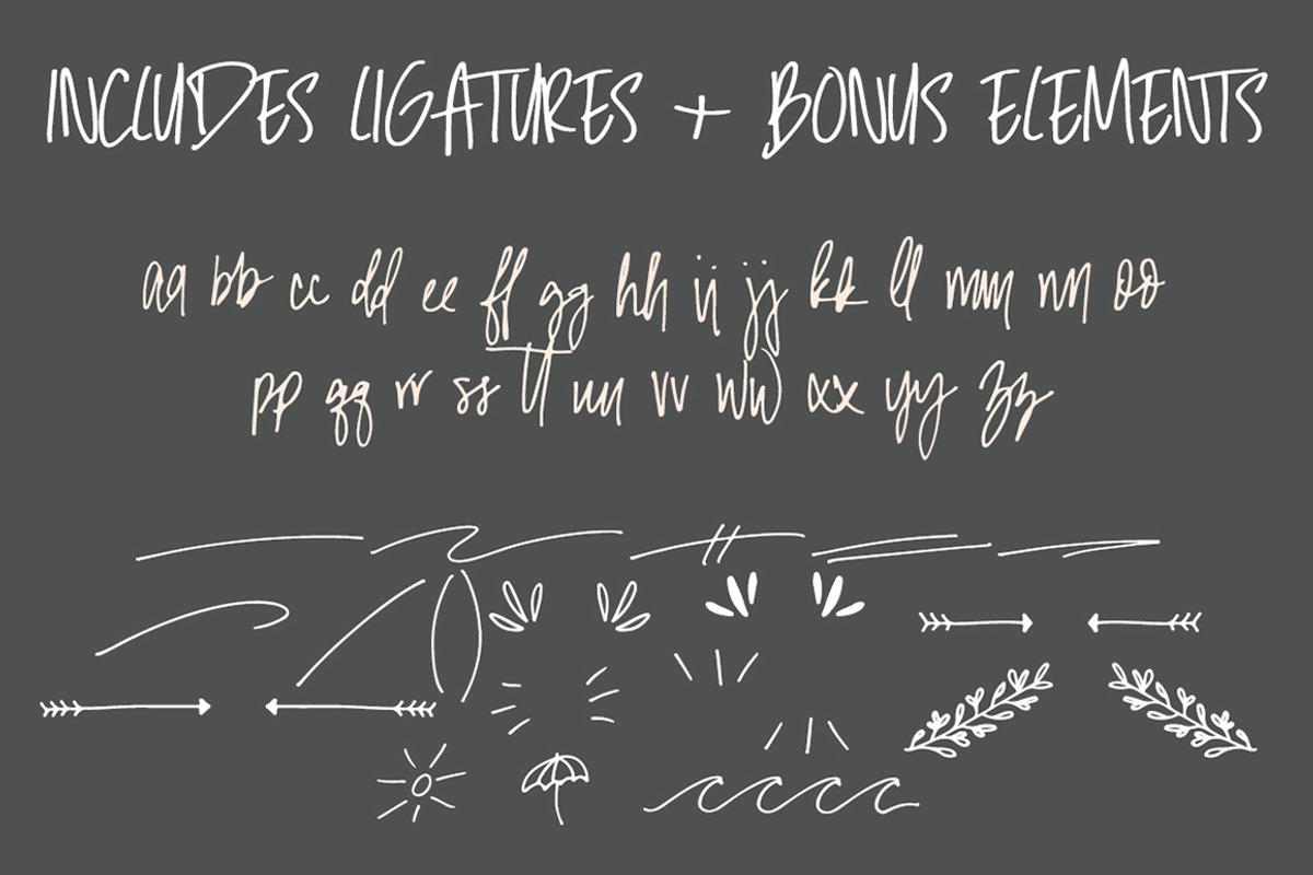 Malibu | A Handwritten Font preview 2