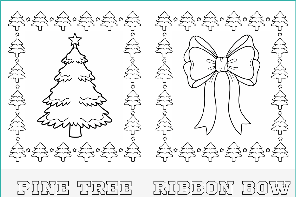 Kids Winter Holidays Coloring Pages, a Seasonal Illustration by Nuvame Arts & Designs (Photo 7 of 14)