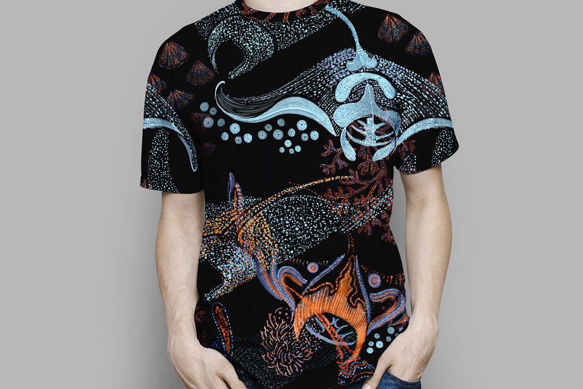 UNDERWATER / SPACE PATTERNS, a Pattern Graphic by ANAKOTO (Photo 6 of 17)