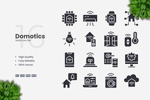 Domotics Solid Icons